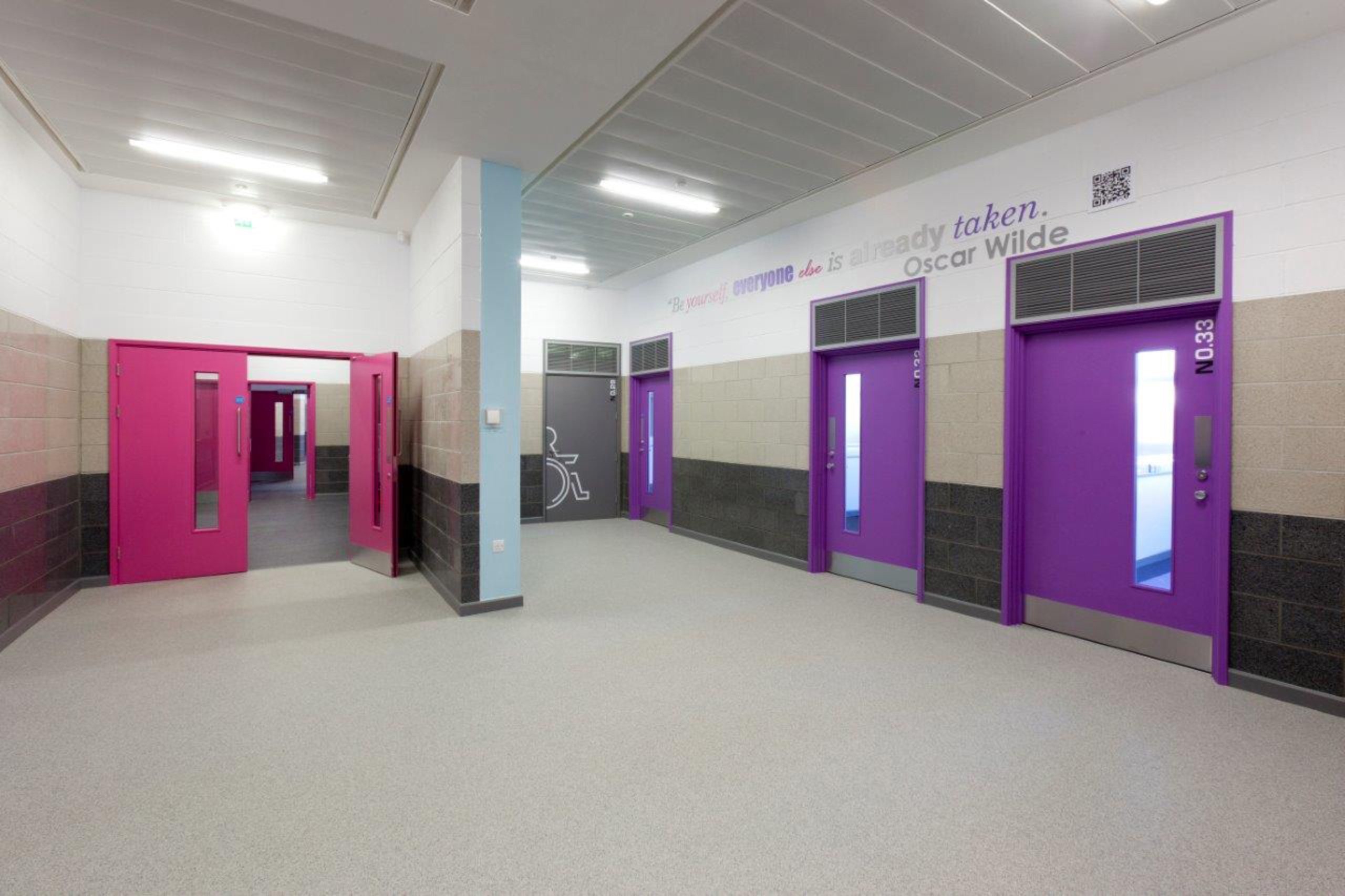 Public sector 1 Resin floor at a school